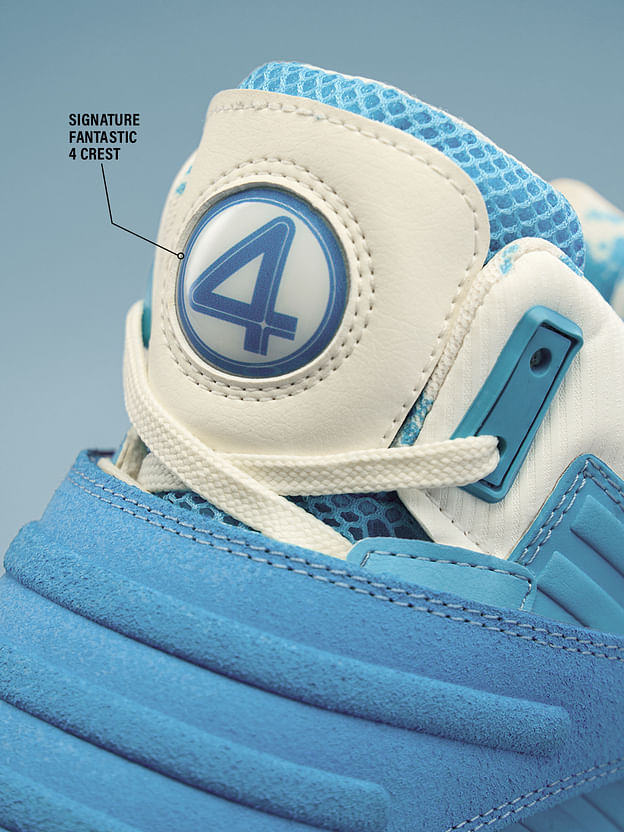 Fantastic 4: Quantum Step Men High Top Sneakers - Image 3