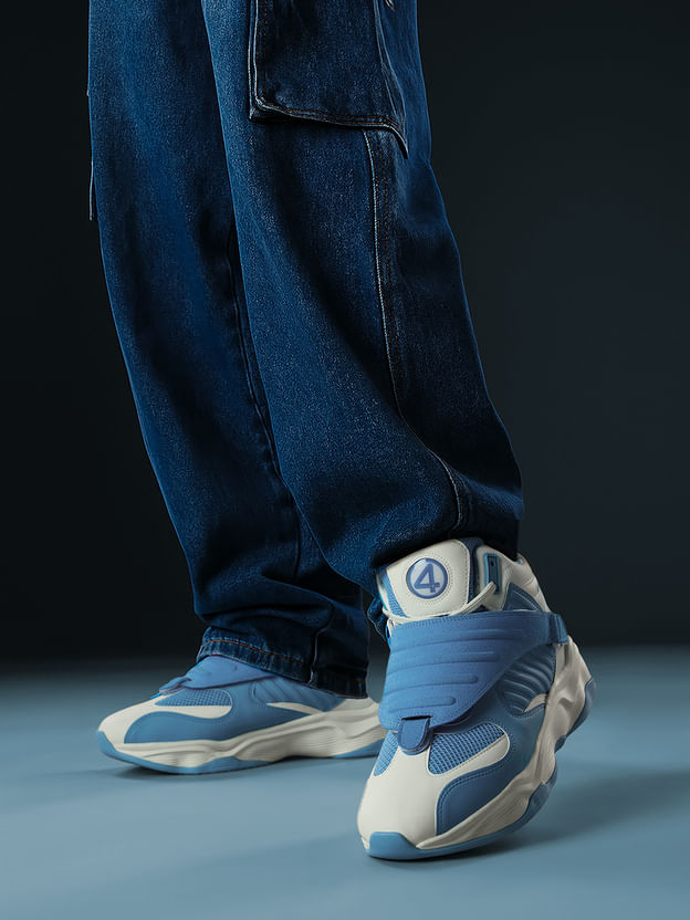 Fantastic 4: Quantum Step Men High Top Sneakers - Image 6