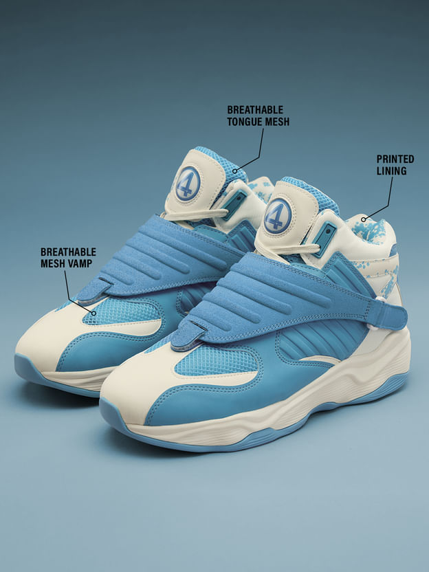 Fantastic 4: Quantum Step Men High Top Sneakers - Image 8
