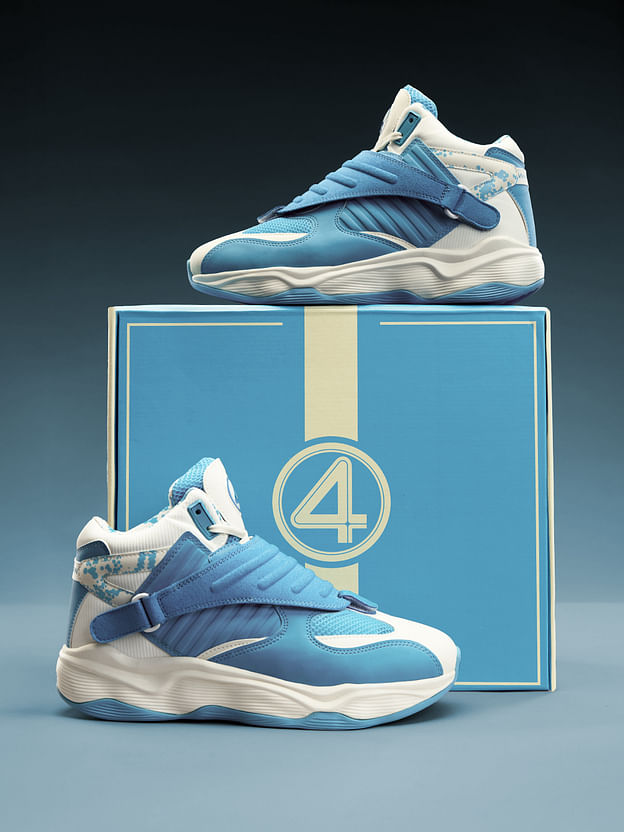 Fantastic 4: Quantum Step Men High Top Sneakers - Image 2