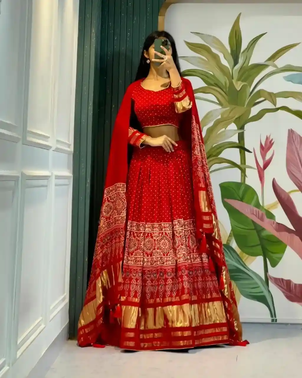 Midnight Gold Luxe Chaniya Choli – Royal Trade Edition - Image 2