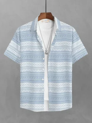  BreezeWave Printed Summer Shirt – Cool Patterns, Easy Comfort 