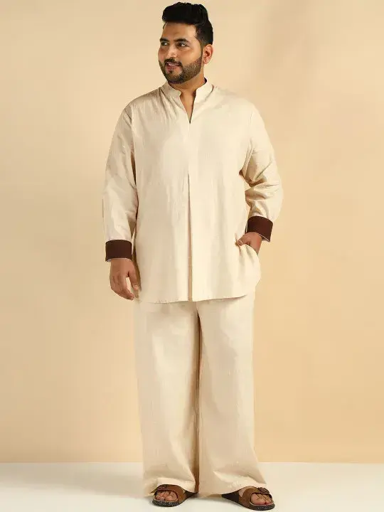 Classic Beige Kurta Pajama Set – Elegant. Comfortable. Traditional