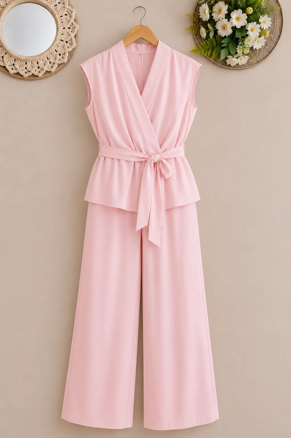Women’s Elegant Sleeveless Co-Ord Set - Image 2